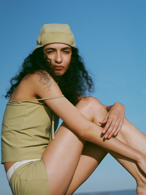 トリコットスイムキャップ