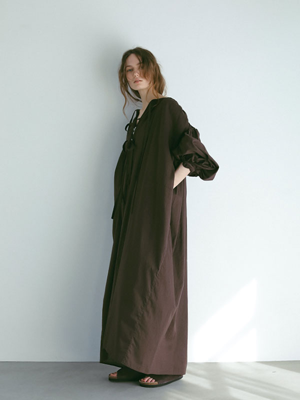 ガーゼ2wayボリュームワンピース