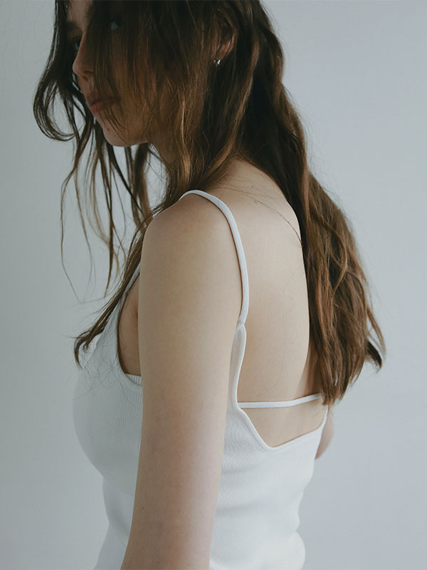 バンドゥセットニットキャミソール