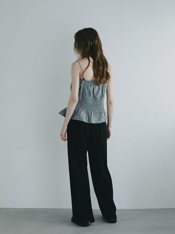 エアリーカットセミワイドパンツ