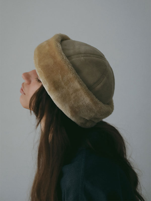 CA4LA×ETRE TOKYO ECO FUR MOUTON TOQUE HAT