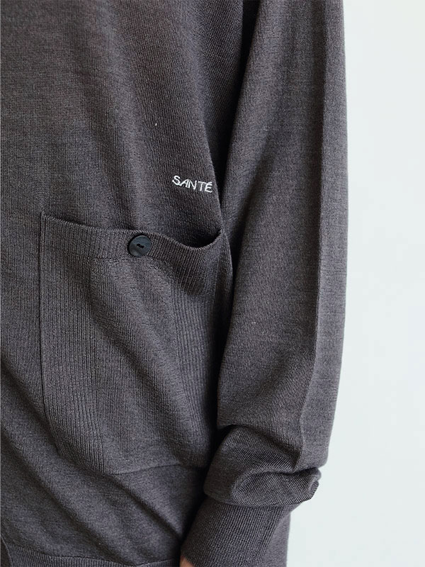 SANTEシルクカシミヤＶネックカーディガン