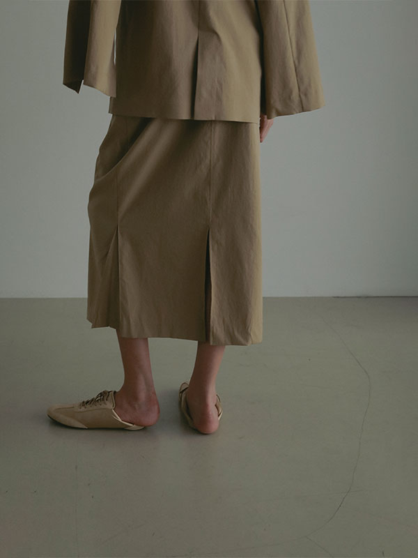 デザインラップロングスカート(S BEIGE): ボトムス │ ETRE
