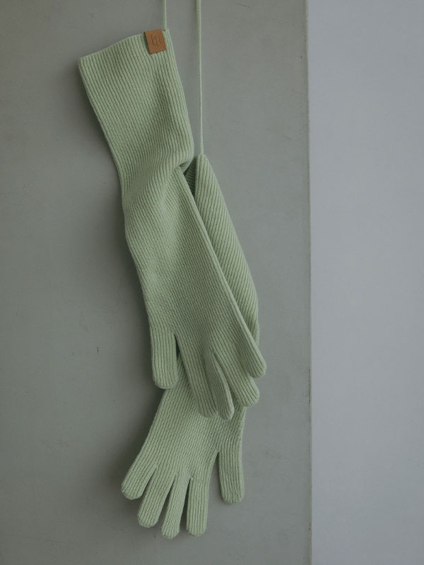 ホールガーメントロングニットグローブ