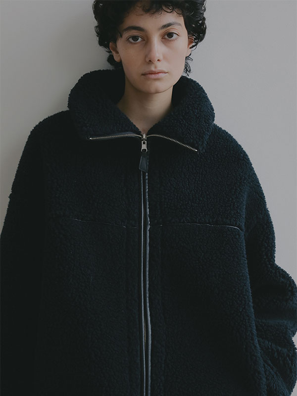 etretokyo リバーシブルボアブルゾン　S ETRE TOKYO - リバーシブルボアブルゾン (NAVY) | ADDICT WEB SHOP