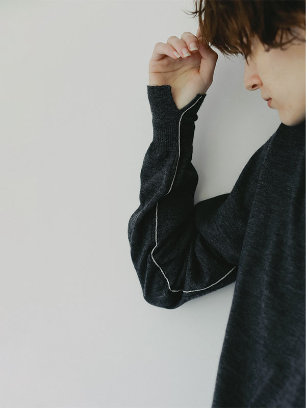 SANTEウールカシミヤタートルニットプルオーバー