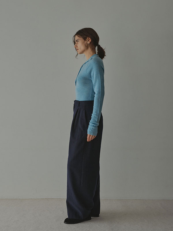 2wayコンフィーハイネックニットプルオーバー