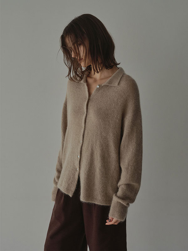 モヘヤニットシャツ