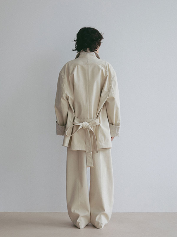 ステンカラーボンディングコート