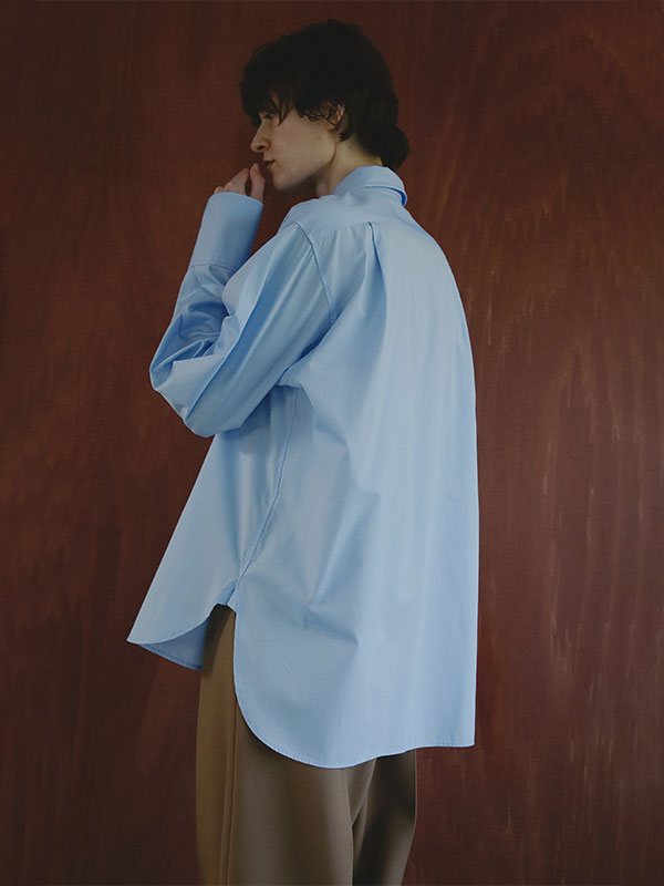 SANTEフラワーモチーフデザインシャツ