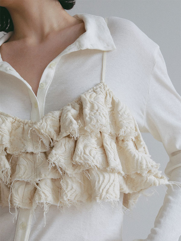 ジャガードオーバーキャミソール