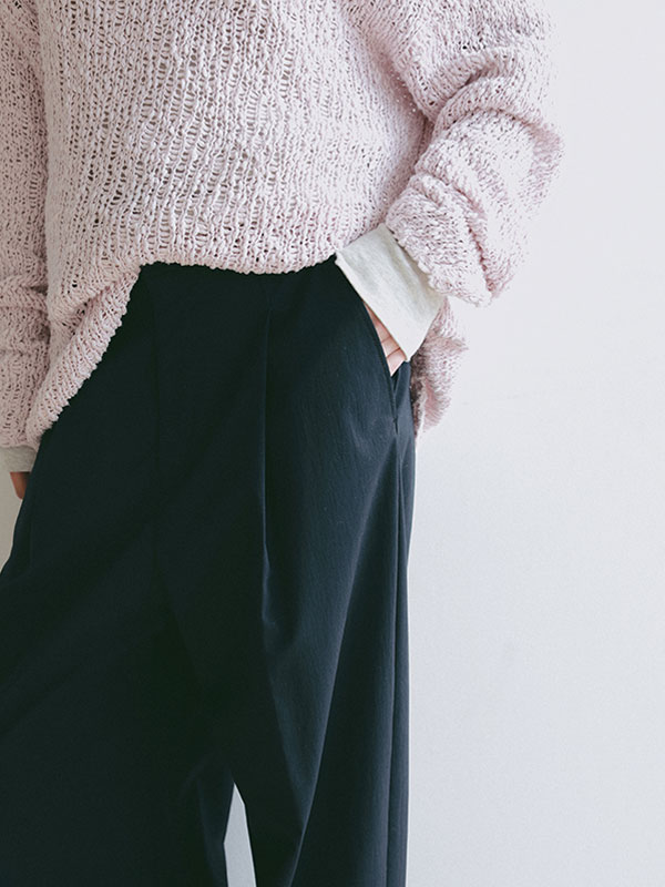 ボンディングタックパンツ