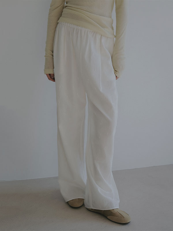 ジャガードリラクシーパンツ