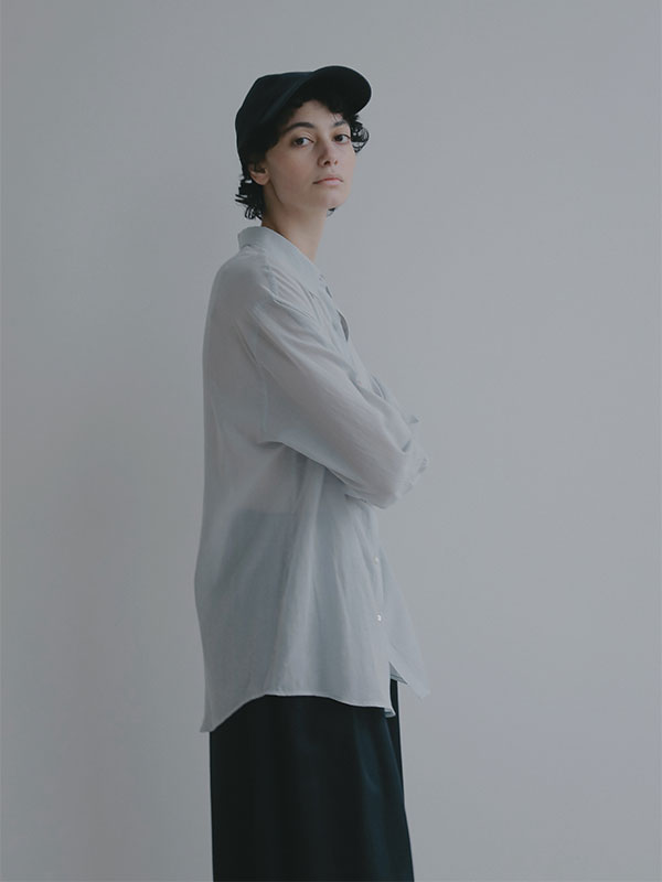 シアーコットンシャツ