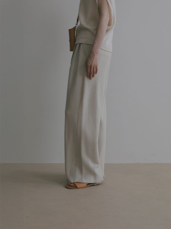 エアリースウェットパンツ(S LIGHT GREY): ボトムス │ ETRE TOKYO
