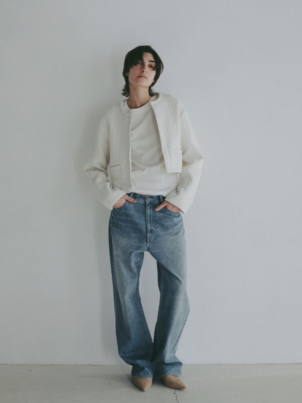 ハイライズストレートデニム