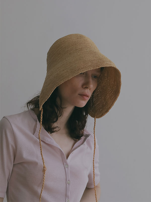 ラフィアボンネットハット ラフィアボンネットハット(F BEIGE): グッズ │ ETRE TOKYO official
