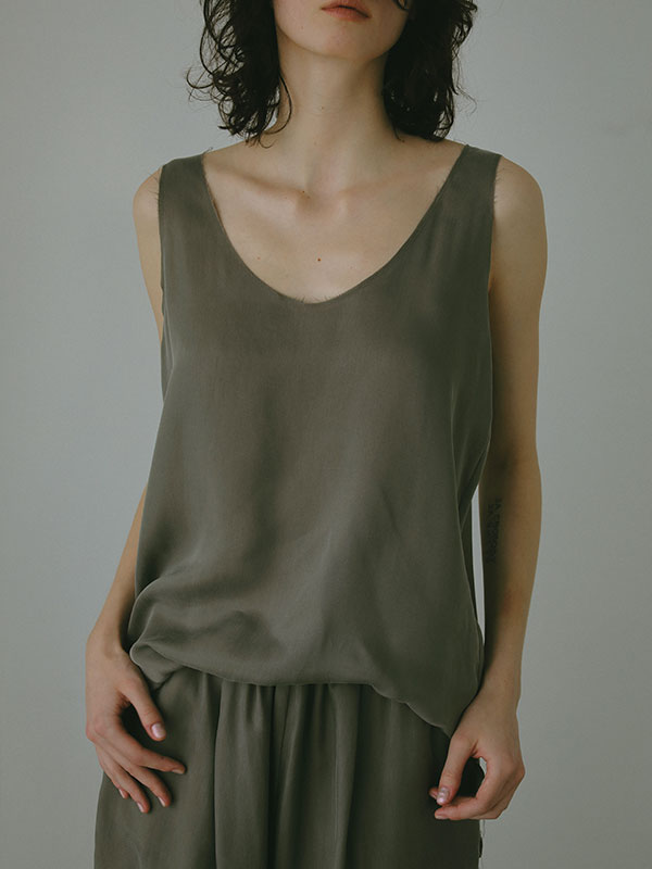 ETRE TOKYO キュプラタンクトップ ETRE TOKYO（エトレトウキョウ) 1225310151 キュプラタンクトップの