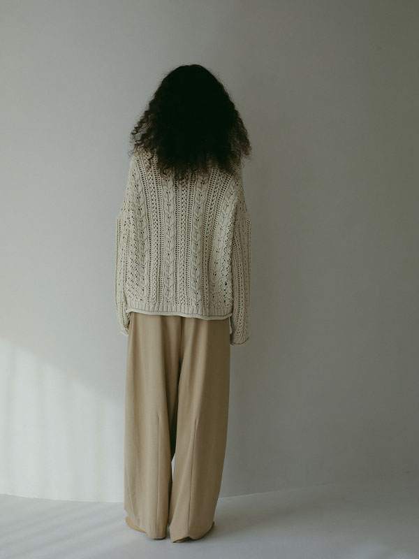 ピンタックイージーパンツ(S IVORY): ボトムス │ ETRE TOKYO ピンタックイージーパンツ(S IVORY): ボトムス │ ETRE TOKYO