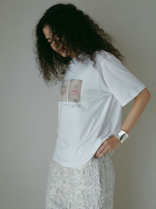 25spring visual photo tee(F WHITE): トップス │ ETRE TOKYO