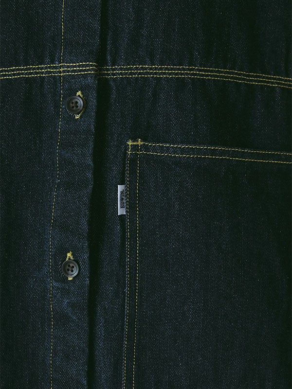 EDWIN×ETRE TOKYOスリーブレスデニムミニワンピース(S BLACK EDWIN×ETRE TOKYOスリーブレスデニムミニワンピース(S BLACK
