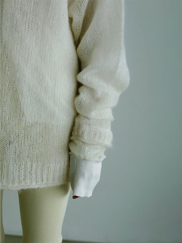 スーパーキッドモヘヤニットプルオーバー