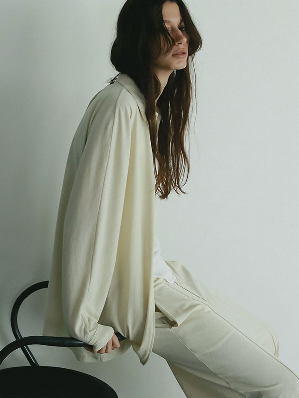 フロントファスナーカットシャツ