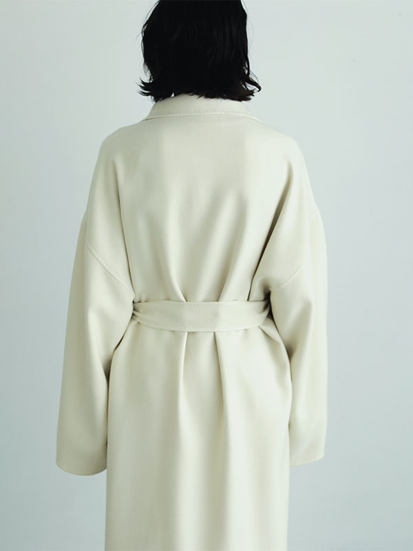 SANTEウーステッドクロークリバーコート