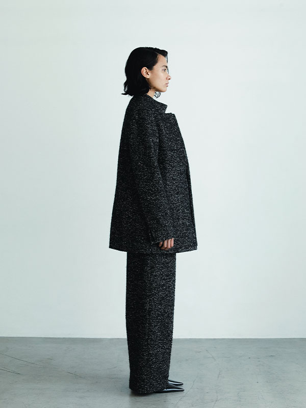 SANTEヘリンボーンツィードジャケット