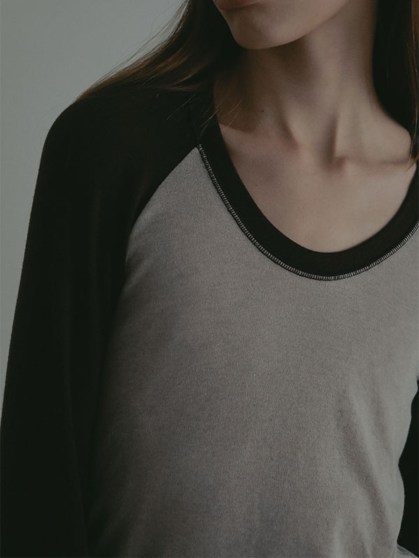 ソフトフライスラグランロンTee