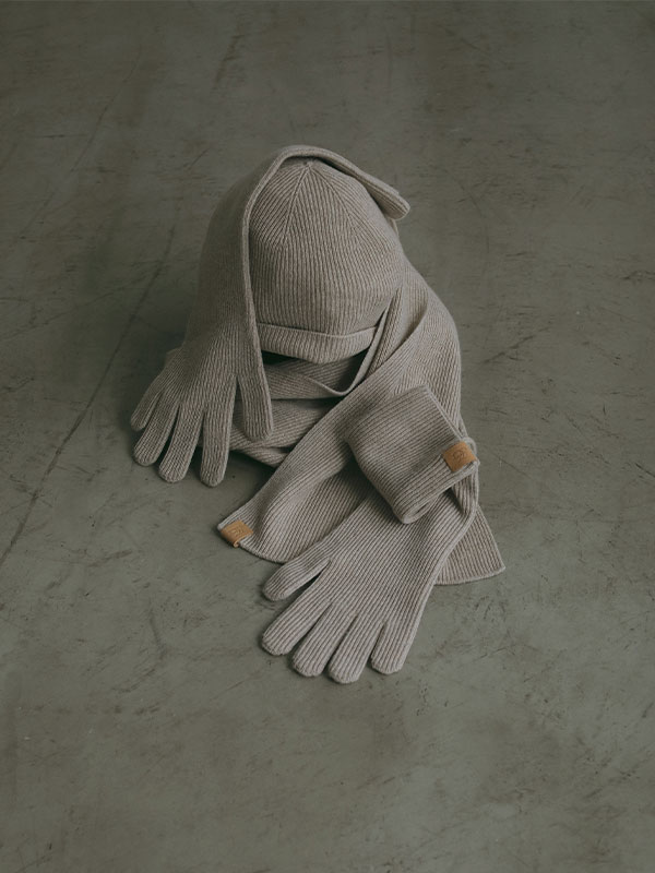 ホールガーメントロングニットグローブ