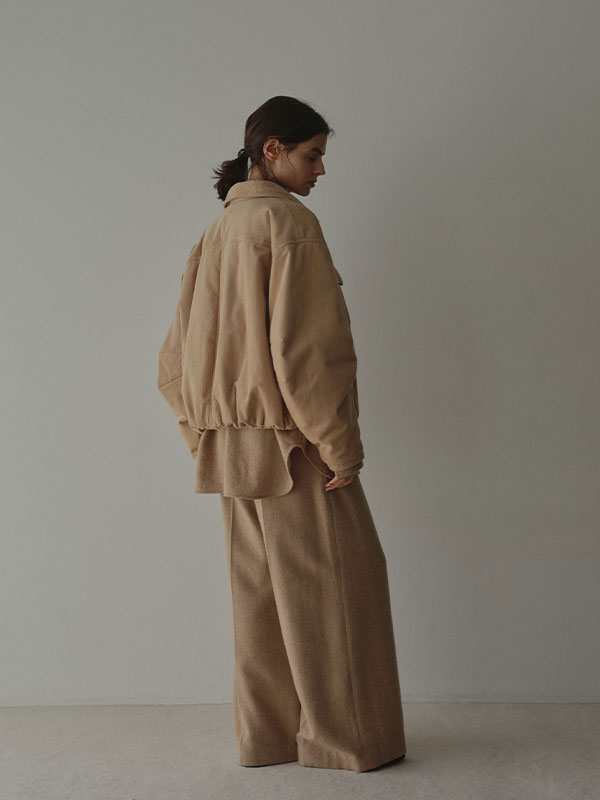 バルーンシルエットパディングブルゾン