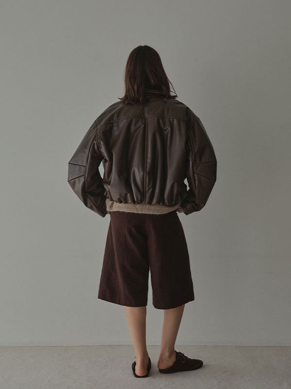 バルーンシルエットパディングブルゾン