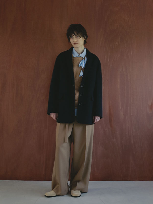 SANTEカシミヤヘアリーニットプルオーバー