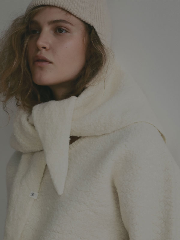 バンピーストールニットプルオーバー