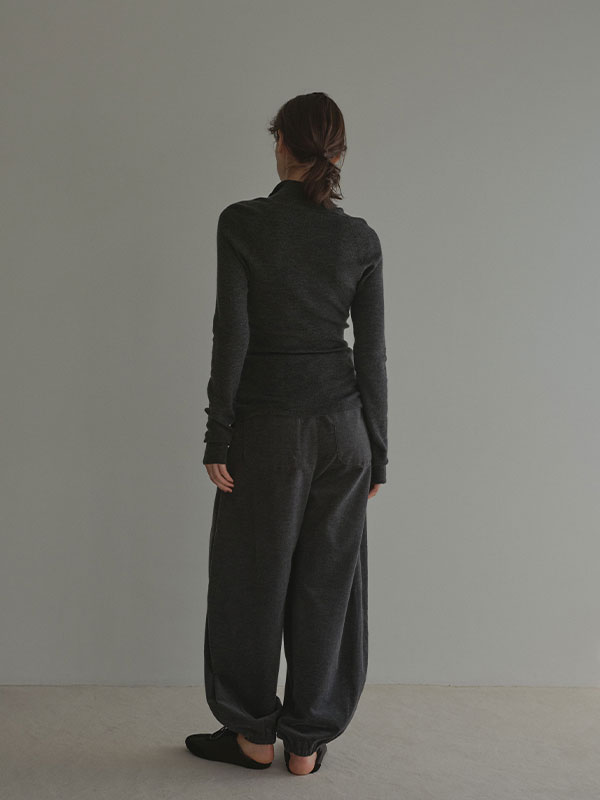 コーデュロイカーブジョガーパンツ