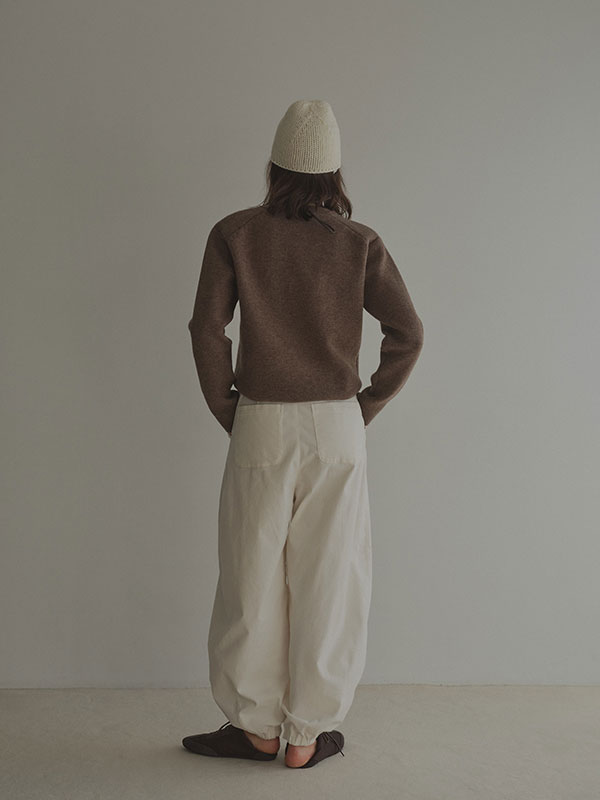 コーデュロイカーブジョガーパンツ