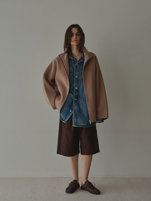 ウールカルゼタックショートパンツ(S NAVY): ボトムス │ ETRE TOKYO