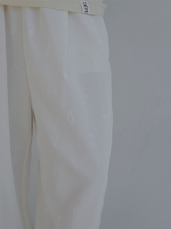 ジャガードリラクシーパンツ