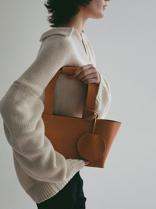 タンドレザートートバッグ