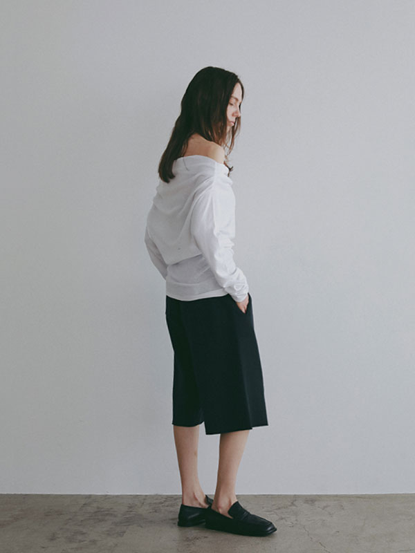 ダブルフェイスニットハーフパンツ