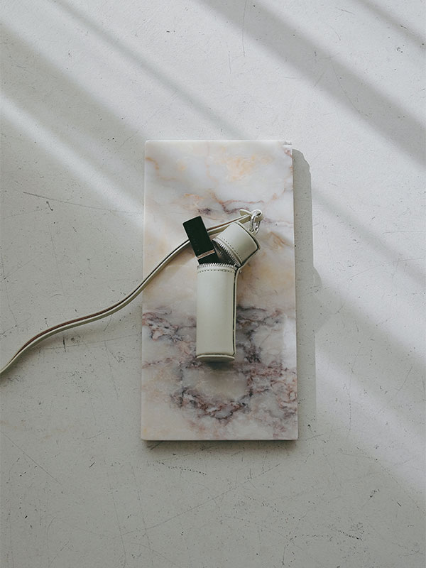 タンドレザージップリップケース