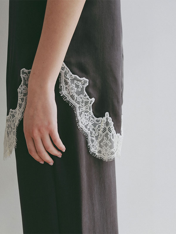 2Wayヘムレースキュプラタンクトップ