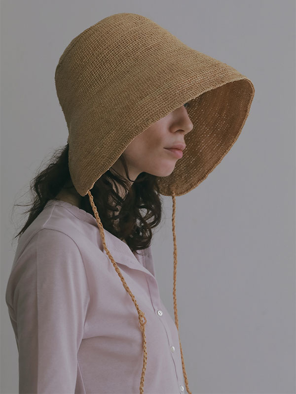 ラフィアボンネットハット(F BEIGE): グッズ │ ETRE TOKYO official