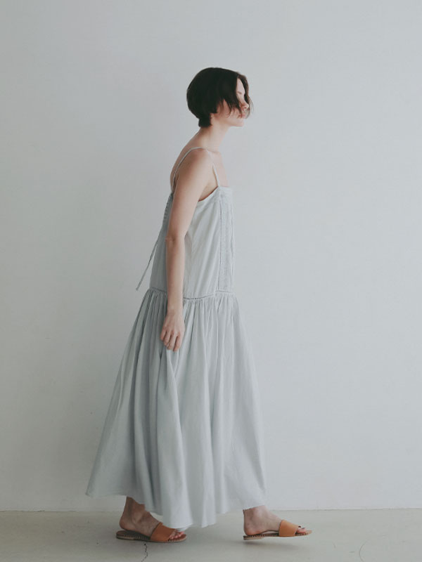 レースコットンキャミワンピース