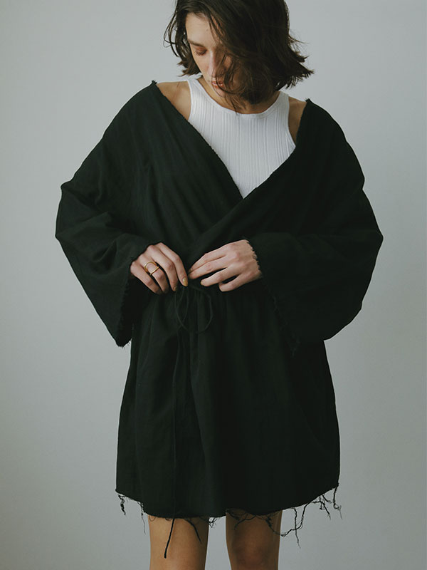 ガーゼワッシャーカシュクールトップス(F WHITE): トップス │ ETRE 