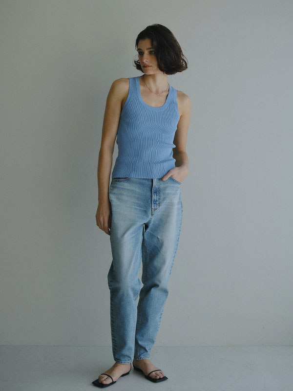 YANUK×ETRE TOKYO Pegtop Denim(21 LIGHT BLUE): ボトムス │ ETRE 