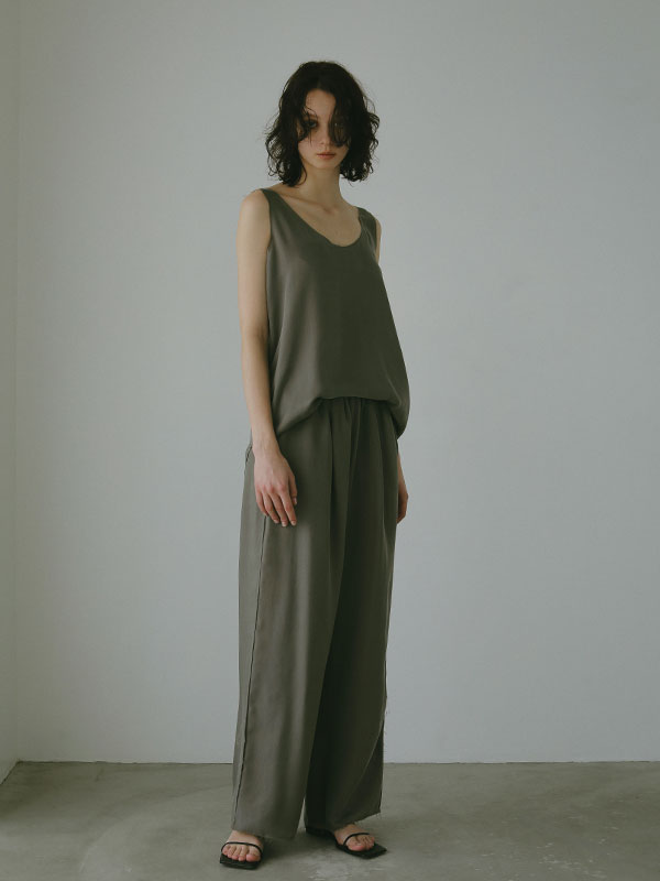 etretokyo 【タグ付き】カットオフキュプラタンクトップ