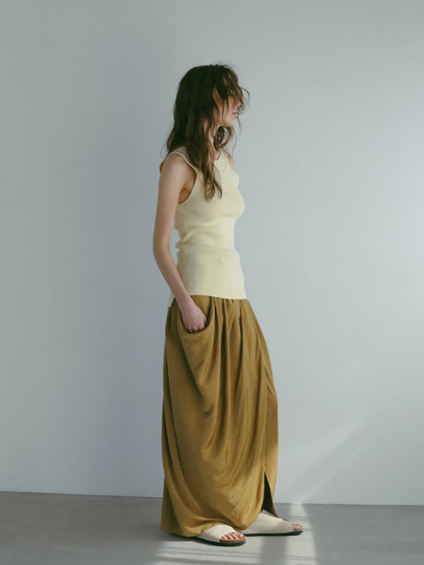 ドレープコクーンスカート