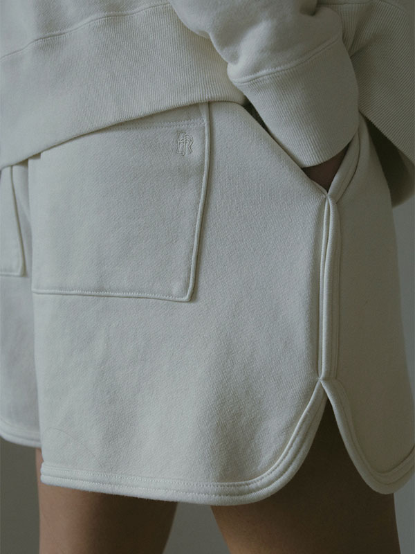 スウェットショートパンツ(S OFF WHITE): ボトムス │ ETRE スウェットショートパンツ(S OFF WHITE): ボトムス │ ETRE